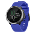 Силиконовый ремешок Half Strips 20 мм для Amazfit Bip Lite S U/ GTS 2 3 4 Mini / GTR (42 mm) / 2, Samsung Galaxy Watch / Active 2 (40 mm) / Gear S4 (42 mm), Huawei GT2 (42 mm) рифленый Темно-голубой 2100P - изображение 2