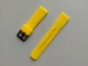 Силіконовий ремінець Half Strips 20 мм для Amazfit Bip Lite S U/ GTS 2 3 4 Mini / GTR (42 mm) / 2, Samsung Galaxy Watch / Active 2 (40 mm) / Gear S4 (42 mm), Huawei GT2 (42 mm) рифлений Жовтий 2100P - зображення 2