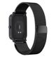 Металлический ремешок Milanese Xiaomi Amazfit Bip / Lite / 20 мм миланская петля Черный 1901P - изображение 1