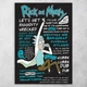 Плакат постер CupKit "Рік та Морті / Rick and Morty" №49 А3 42х29,7 см - зображення 1