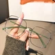 Окуляри для іміджу з прозорою лінзою оправа Honey Fashion Accessories золотистий (4-123) - изображение 1
