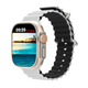 Силіконовий ремінець Fruct Ocean для Apple Watch 42/44/45/46/49 mm White Black - зображення 1