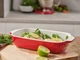 Форма для випічки з кришкою KitchenAid Stoneware керамогранітна 7.5 х 19.5 х 32.8 см 1.9 л Червона (CC006106-001) - зображення 5