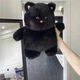 Мягкая Плюшевая Игрушка Большой Кот 35 см Чёрный (00868) - изображение 2