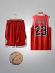 Форма баскетбольна дитяча Lion CHICAGO BULLS JORDAN 23 колір червоний S - на 7-9 років, зріст 125-130 (CO-2272-S) - зображення 1