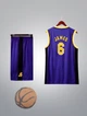 Форма баскетбольна дитяча Lion NBA LAKERS JAMES 6 колір фіолетовий L - на 9-11 років, зріст 135-140 (CO-2261-L) - зображення 1