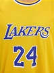 Форма баскетбольна дитяча Lion NBA LAKERS BRYANT 24 колір жовтий ХS - на 6-8 років, зріст 120-125 (CO-2266-XS) - зображення 3