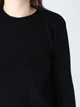 Свитер женский черный прямой с орнаментом 1020-1505-3 ONE SIZE - изображение 7