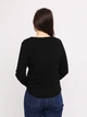 Светр жіночий чорний тонкий прямий з кишенею 312-42-2 ONE SIZE - зображення 2