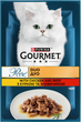 Упаковка влажного корма для котов Purina Gourmet Perle Duo с курицей и говядиной мини филе в подливке 26 шт по 85 г (7613287601810 / 8445291187948) - изображение 2