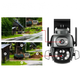 Камера наружная поворотная уличная двойная WIFI DOUL CAM Q-821 FULL-HD 4Mp Ночная сьемка Черная - изображение 4