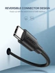 Кабель UGREEN US287 USB-A 2.0 - USB-C Cable Nickel Plating 1m Black (60116) - изображение 6