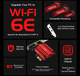 Мережева карта WiFi+Bluetooth Fenvi 6E PCE-AXE3000. Wifi 2.4G/5G/6G, Bluetooth 5.3 (Intel AX210) - зображення 4