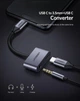 Переходник Ugreen CM193 Type-C to Type-C AUX 3.5mm для наушников гарнитуры 50596 - изображение 3
