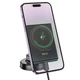Автотримач для телефону магнітний з бездротовою зарядкою HOCO HW20 MagSafe 15W на панель Чорний - зображення 7