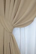 Комплект готовых штор VR-Textil Микровелюр SPARTA № 1032ш Темный беж100х285 см 2 шт (31-344) - изображение 4
