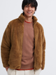 Куртка демисезонная Шерпа мужская Uniqlo 40056137 2XL Коричневая (1159800135) - изображение 1