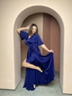 Вечірня сукня великого розміру FashionYouWant M синій 43372747 - зображення 2