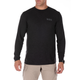 Реглан 5.11 Tactical Triblend Legacy Long Sleeve Tee M Black Heather - зображення 1