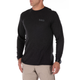 Реглан 5.11 Tactical Triblend Legacy Long Sleeve Tee M Black Heather - зображення 3