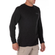 Реглан 5.11 Tactical Triblend Legacy Long Sleeve Tee M Black Heather - зображення 4