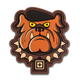 Нашивка 5.11 Tactical Bulldog Patch Brown - изображение 1