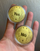 Монета для принятия решений "YES or NO" gld - изображение 2
