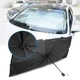 Автомобильный солнцезащитный зонт на лобовое стекло Car Umbrellas с чехлом Черный - изображение 2