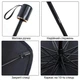 Автомобильный солнцезащитный зонт на лобовое стекло Car Umbrellas с чехлом Черный - изображение 6