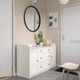 Сервант IKEA ХАУГА, белый, 140x84 см, 604.072.66 - изображение 6