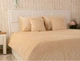 Покрывало Руно VeLour Бежевое Полуторное 150х220 см Двустороннее (360.55_Beige ромб) - изображение 2