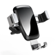 Автомобильный держатель для мобильного телефона Hurtel Gravity Smartphone Car Holder (Air Vent Version) Silver (YC08) - изображение 2