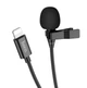 Петличный микрофон Lightning с качественным звуком Lavalier microphone Hoco LI4 - изображение 1