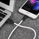 Кабель Hoco USB - Micro-USB 2м силікон 2.4А X21 Plus White (X21_2M_White) - зображення 2