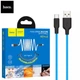 Кабель Hoco USB - Type-C 1метр 3A силікон X21 Plus Blue (X21_C_Blue) - зображення 1