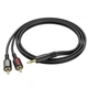 Готовый аудио кабель miniJack 3,5 Stereo — 2xRCA Borofone BL-11 1,5m - изображение 3