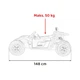 Електромобіль Ramiz Buggy Racing 5 Audio LED 24 Сірий, PA.JS3168.SZA - зображення 15