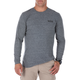 Реглан 5.11 Tactical Triblend Legacy Long Sleeve Tee 2XL Heather Grey - зображення 1