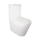 Унитаз-компакт Qtap Stork безободковый с сиденьем Soft-close QT15222178W - изображение 1