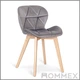Стілець Hommex Christine Dark Grey (арт. H-350 Dark Grey) - зображення 1