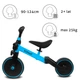 Беговел велосипед Kidwell 3в1 PICO Blue - изображение 7
