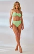 Плавки салатові з високою посадкою в рубчик M PrettyLittleThing - зображення 3
