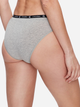 Zestaw damskich majtek slipy bawełniany Calvin Klein Underwear 000QD3991E-BGH XL 2 szt Szary/Czarny (8720107311107) - obraz 3