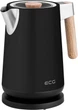 Комплект: Электрочайник ECG RK 1768 Strix Timber Black + Тостер ECG ST 2768 Timber Black - изображение 2