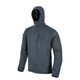 Кофта флісова Helikon-Tex Alpha Hoodie Jacket Grid Fleece Shadow Grey XL - зображення 5