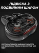 Седло для велосипеда большое с амортизатором мужское женское велосипедное седло комфортное сиденье широкая сидушка велоседло анатомическое мягкое OnePro Черный с синим 71133 - изображение 4