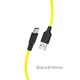 Кабель Hoco USB - Type-C 1метр 3A силикон X21 Plus Yellow (X21_C_Yellow) - изображение 3