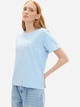 Футболка жіноча Tom Tailor 1039870 XS Блакитна (4067261813745) - зображення 4