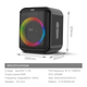 Портативная Bluetooth колонка BKK Party BT Speaker B97 |BT5.3, TWS, AUX/TF/USB/FM, 20W| - изображение 18