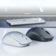 Миша ACER OMR080 з бездротовим підключенням Bluetooth і 2.4GHz та акумулятором, 1600DPI, сіро-білий - зображення 5